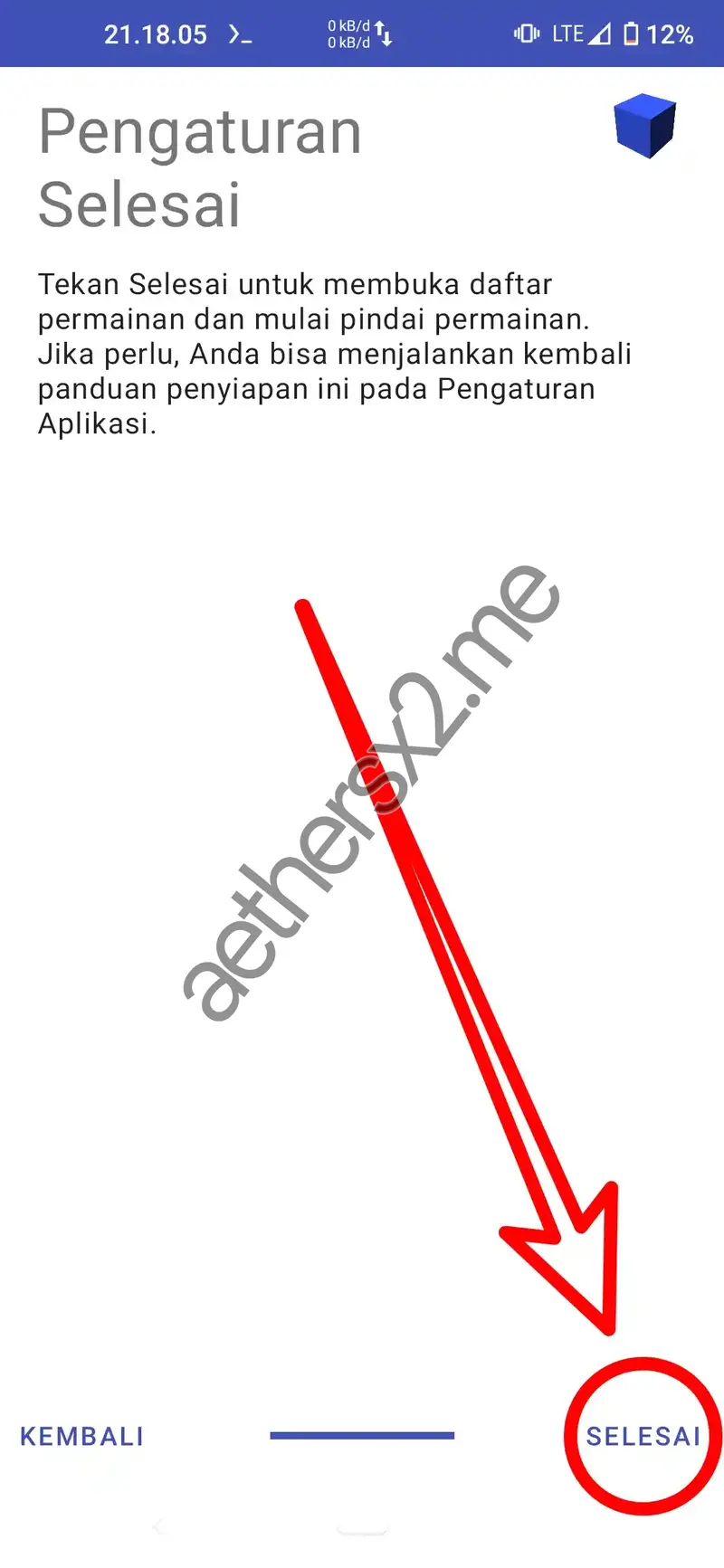 Langkah 12 Instalasi AetherSX2 - Daftar Game Ditampilkan